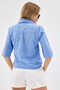 Linen Front-Tie Shirt - 1600 - 2