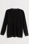 Plus Size Viscose Knit Sweater - Black - 4