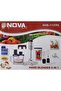 Hand Blender 6 In 1 NHB-111FP6 800W Stainless Steel Stick Blender with Chopper, Measuring Beaker, Egg Whisk, Dough Hooks, Variable Speed Control, Multi-Purpose Kitchen Food Processor for Blending - 2