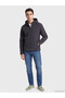 Anthracite Regular Fit Hooded Men's Jacket - 2