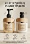 Set of 2 Glass Liquid Soap Dispensers |   Hand and Dish Soap |   Bathroom Organizer with Stand |   425 ml X 2 - 6
