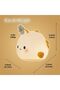 Cute cartoon flower & fish-shaped baby room night light - Made w/safe silicone soft LED lights - for decorating a toddler's ocean-themed room - 3