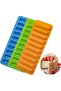 Cereal Bar Baking Mold Granola Bar Mold 3-Piece Set Silicone Baking Mold 10-Hole Design Chocolate Meringue Bars 24.5*9*2 cm