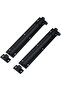 6-inch sliding bolt latch, matte black, suitable for interior door barrel bolt latch sliding door security sliding lock - 2 pieces