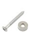 4PCS Neck and Body Connection Reinforcement Screws with Screw Guitar Joint Ring - 3