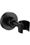 Shower head holder, handheld shower stick holder, adjustable handheld shower head holder, wall-mounted shower stick holder, drilled bracket, black.