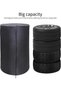 Tire Dust Cover Sturdy Durable Waterproof Dustproof Tire Storage Bag Zipper for Campervan Trailer RV Car Truck Tires Black 65*90 cm - 2