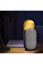 Bluetooth Speaker Night Light - 3 in 1 Night Light - USB Recharge Night Light for Bedroom Living Room - Black - 7