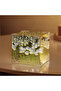 Handmade rose-shaped nightlight with floral pattern - 3