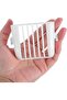 4 hanging bird feeder troughs - white - 4