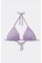 Removable Padded Triangle Bikini Top Crinkle Waves - 5