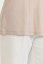 Sleeveless Combed Cotton Undergarment - Stone - 3