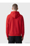 Ozmarka New Season Red Printed Men's Thick Hoodie - 4