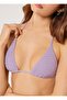 Removable Padded Triangle Bikini Top Crinkle Waves - 3