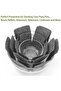 3-Piece Felt Heat-Insulating Trivet Set, Cutlery & Pot Protector Pads (38/35/36cm, Non-Woven Gray) - 3