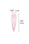 40 Pink Metal Snap Hair Clips, Women's Accessories - 2