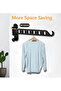 Wall-mounted foldable clothes rack, 180° rotating clothes hook, clothes rod, wall hook, hook strip, clothes hook - 3