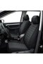 Car Seat Covers - Universal Car Seat Covers - Driver/Passenger Seat Covers (Rear Seats Excluded) - Fashion Style - Black/Grey - 2