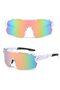 2-Pack Polarized Sports Sunglasses Men Women Cycling Glasses UV400 Running Fishing Driving Golf Skiing White