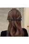 6-Piece Hair Clips for Women and Girls with Serrated Buckles - Hair Accessories, Braiding Tools - Black, Brown, Burgundy - 3