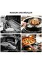 2-Pack Stainless Steel Kitchen Heat-Insulating Clips with Silicone Non-Slip Handle - For Ovens, Air Fryers & Microwaves - 5