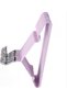 A set of 10 spacious, non-slip clothes hangers made of thickened plastic - perfect for student dorm rooms, space-saving and stylish (purple). - 5