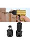 Two hexagonal socket adapters, 1/2 to 1/4 hexagonal internal thread telescopic socket adapters, impact wrench socket converters - 3
