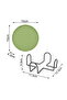 6-Piece Silicone Coaster Set with Stand, Geschikt voor - Coffee Table, Cups, Desk, Bar, Office, etc. - Coffee Color - 2