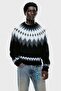 Loose Fit Jacquard-knit jumper - 2