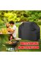 Barbecue grill cover, gas grill cover, waterproof, weatherproof, fade-resistant, UV resistant, suitable for most barbecue grills, black - 140*66*106Cm - 6