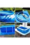 - Waterproof Ground Sheet - Swimming Pool Ground Sheet - Pool Underlay - 274 x 274 cm - PE Material - Tear Protection - Pool Mat - 2
