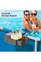 Pool storage baskets, floor pool accessories, pool cup holders, pool storage baskets, accessories - 3
