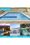Thin, handleless pool skimmer for gardens and pools. Pool cleaning tool. Used to remove fallen leaves from the water surface or pool bottom. Size:... - 2