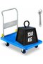 Industrial Platform Trolley with Fitting Wrench-Heavy Duty Flat trolley of 150 kg Weight Capacity-heavy duty trolley, Hand truck-Load trolley for Office and Commercial Uses