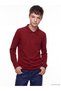 Alita City Lcw Kids Burgundy Polo Collar Boys' Pique T-Shirt with a Difference - 2