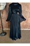 Fairy Spanish Sleeves, Draped Bust, Waist Detail, Chiffon Hijab Evening Dress - 5