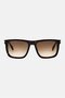 Women SJC035 Square Sunglasses, Dark Brown