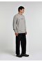 Relaxed Fit Mid-Waist Straight-Leg Men's Navy Blue Trousers - 3