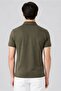 Men Classic Fit Brand Logo Short Sleeve Polo Shirt, Olive - 5