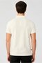 Men Classic Fit Brand Logo Short Sleeve Polo Shirt, Beige - 2