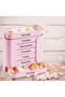 Storage box, 28-compartment drawer-style organizer, food-grade plastic, suitable for home and travel, with lid, pink.