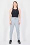Women Brand Logo Padded Sports Bra, Black - 4