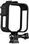 Action camera protective case, camera protective frame cage with double cold shoe bracket, suitable for GoPro Max action cameras.