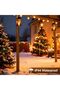 2-Piece Outdoor Solar Garden Lantern Set with Flashing LED Candle Lights, IP44 Waterproof Pendant Lights, Terrace, and Patio Decoration, For Balcony - 5