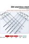 Barbecue Tool Set - 20-Piece Stainless Steel Barbecue Skewers, Vertical, Reusable for Meat, Vegetables, and Bread - 5