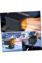 Car heater fan, defroster and dewatter, foldable adjustable airflow for fast windshield heating - 2