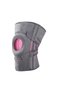 Compression Knee Brace with Silicone Straps, Sports Knee Brace, Usable on Calves and Lower Back, One Size Fits All, Unisex (Dark Gray)