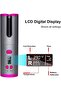Cordless USB Rechargeable Automatic Rotating Hair Curler with Timer & 6 Temps - 4