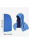 2-Pack U-Shaped Hooded Cooling Towels - Quick-Drying Microfiber UV Protective Beach & Gym Towels - 2