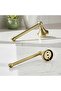 Retro toilet paper holder, brass kitchen paper towel holder - 5